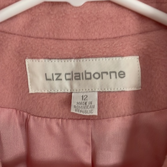 Pink wool coat L - Picture 2 of 5